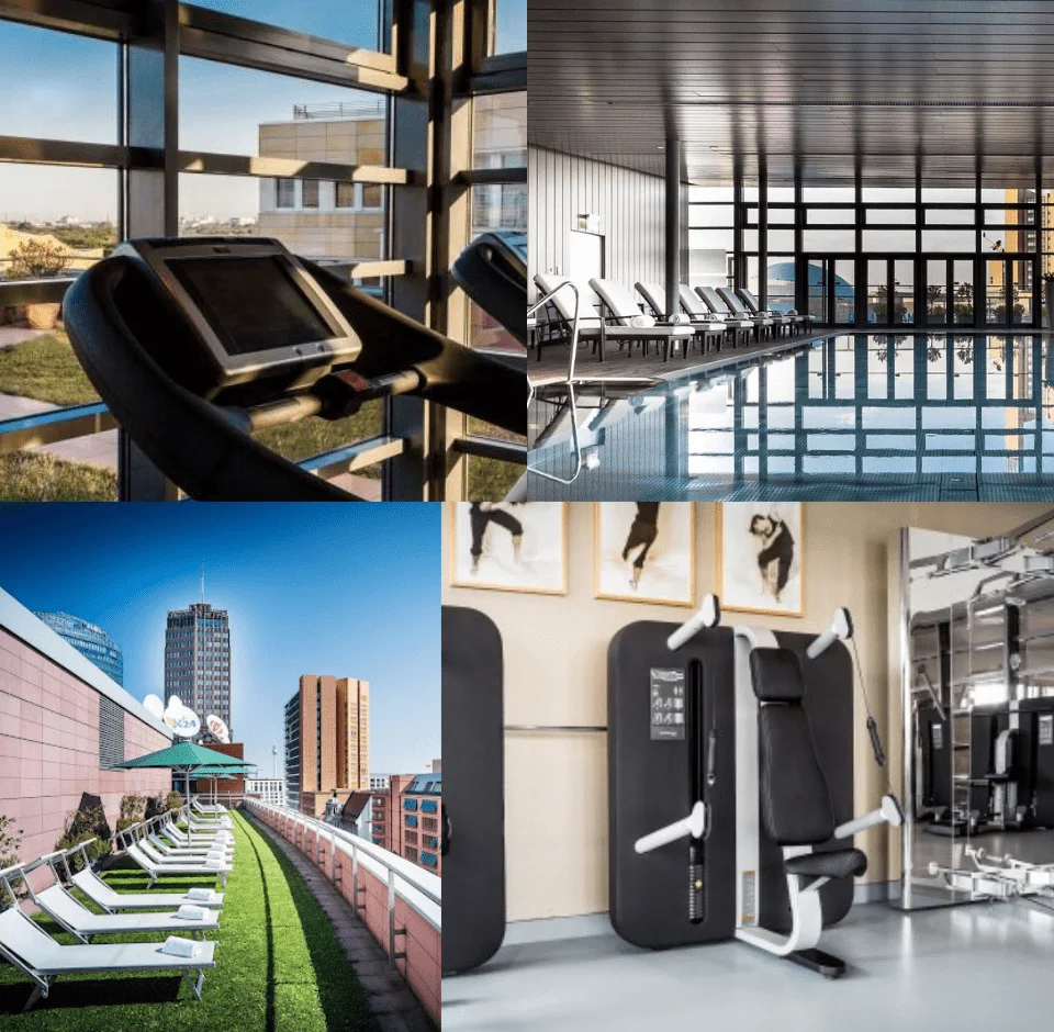 Trainingsbereich · Club Olympus Spa und Fitness im Hyatt Berlin
