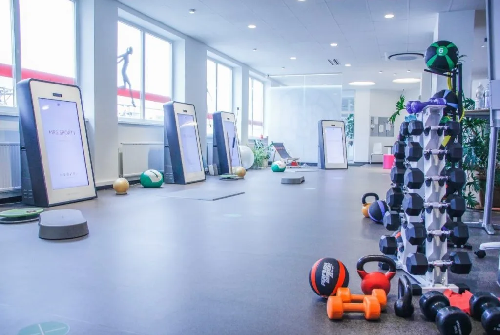 Trainingsbereich · Mrs.Sporty Frauen Fitnessstudio Villach