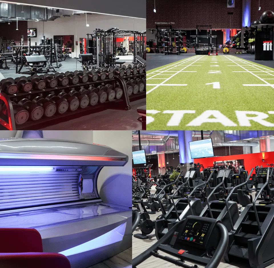 Trainingsbereich · Clever Fit Fitnessstudio Wien-Simmering