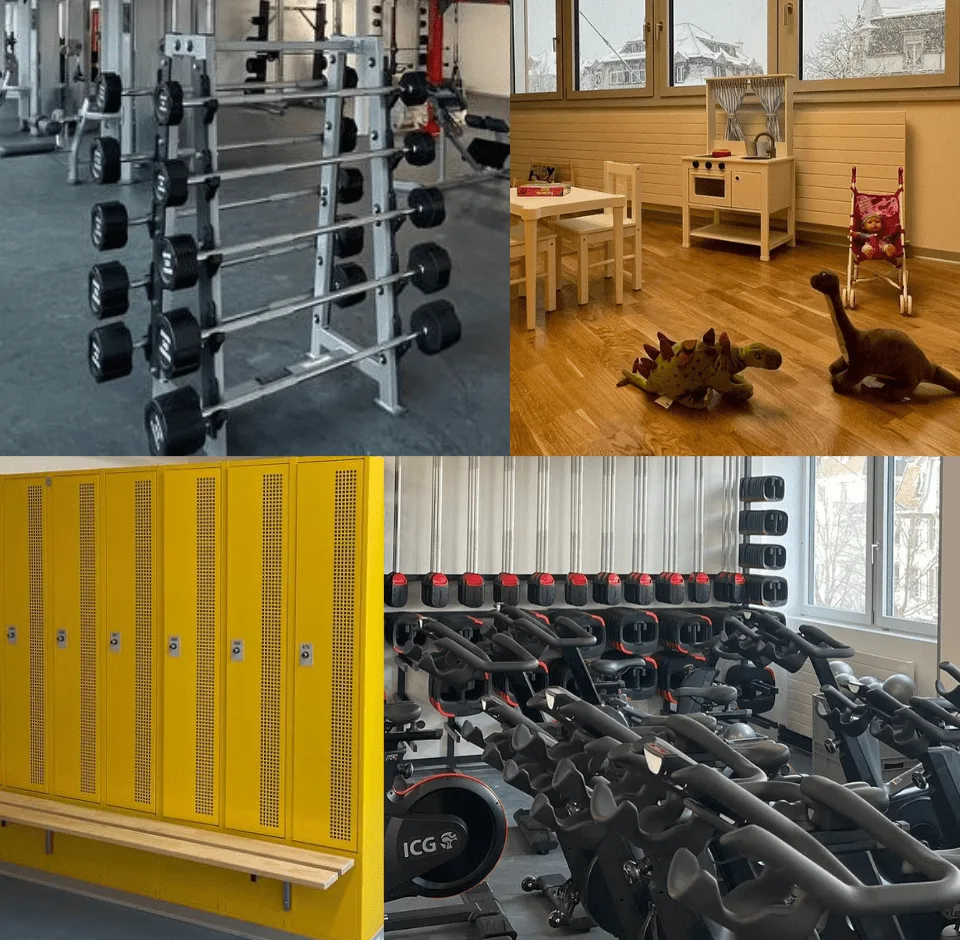 Trainingsbereich · ACTIV FITNESS Bern Burgernziel