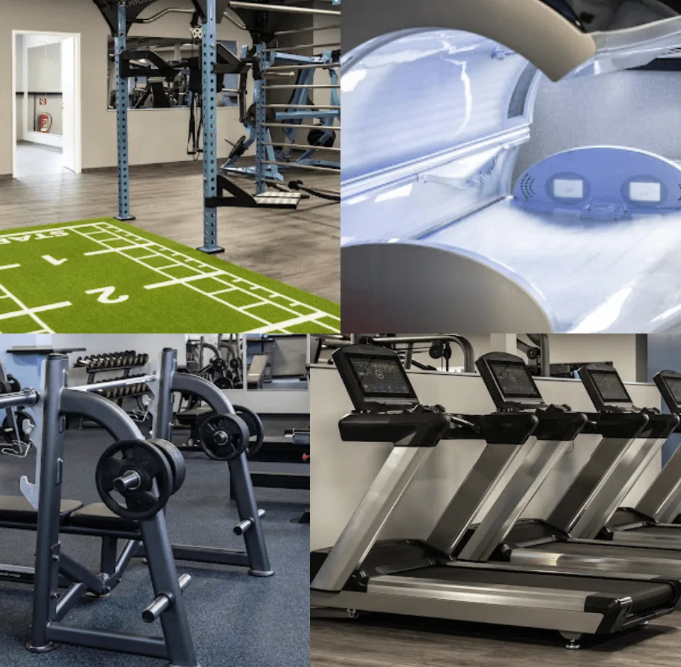 Trainingsbereich · The Cube Sport-Fitness Club