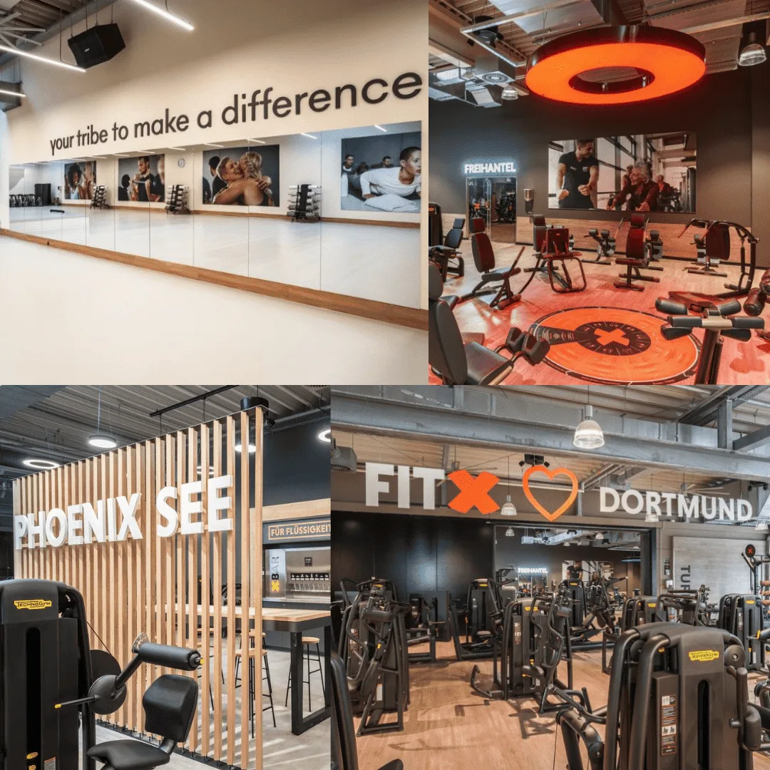Trainingsbereich · FitX Fitnessstudio Dortmund: Ausstattung, Rezensionen und Kosten