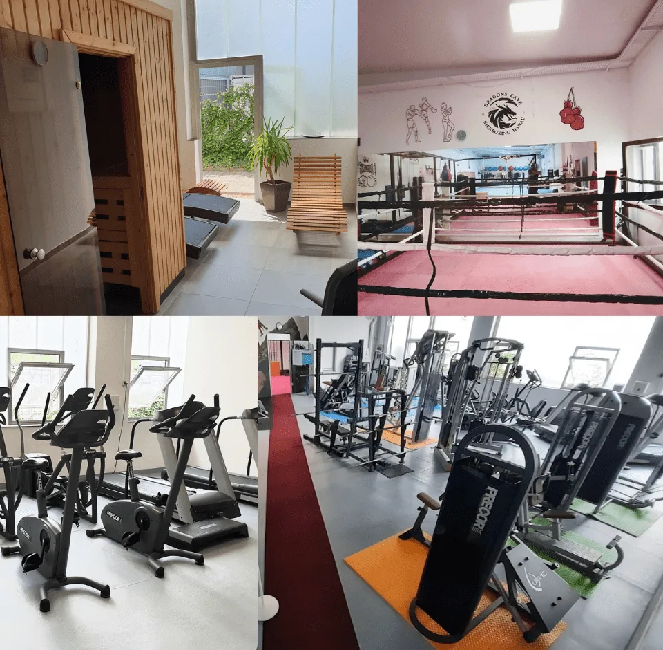 Trainingsbereich · AFS-Fitnesstudio und Kickboxen-Dragons Cave