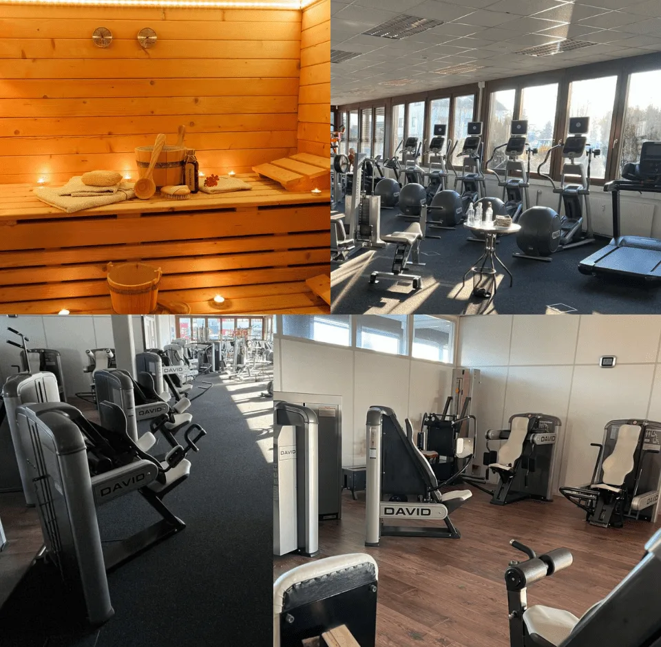 Trainingsbereich · DAVID Health Club