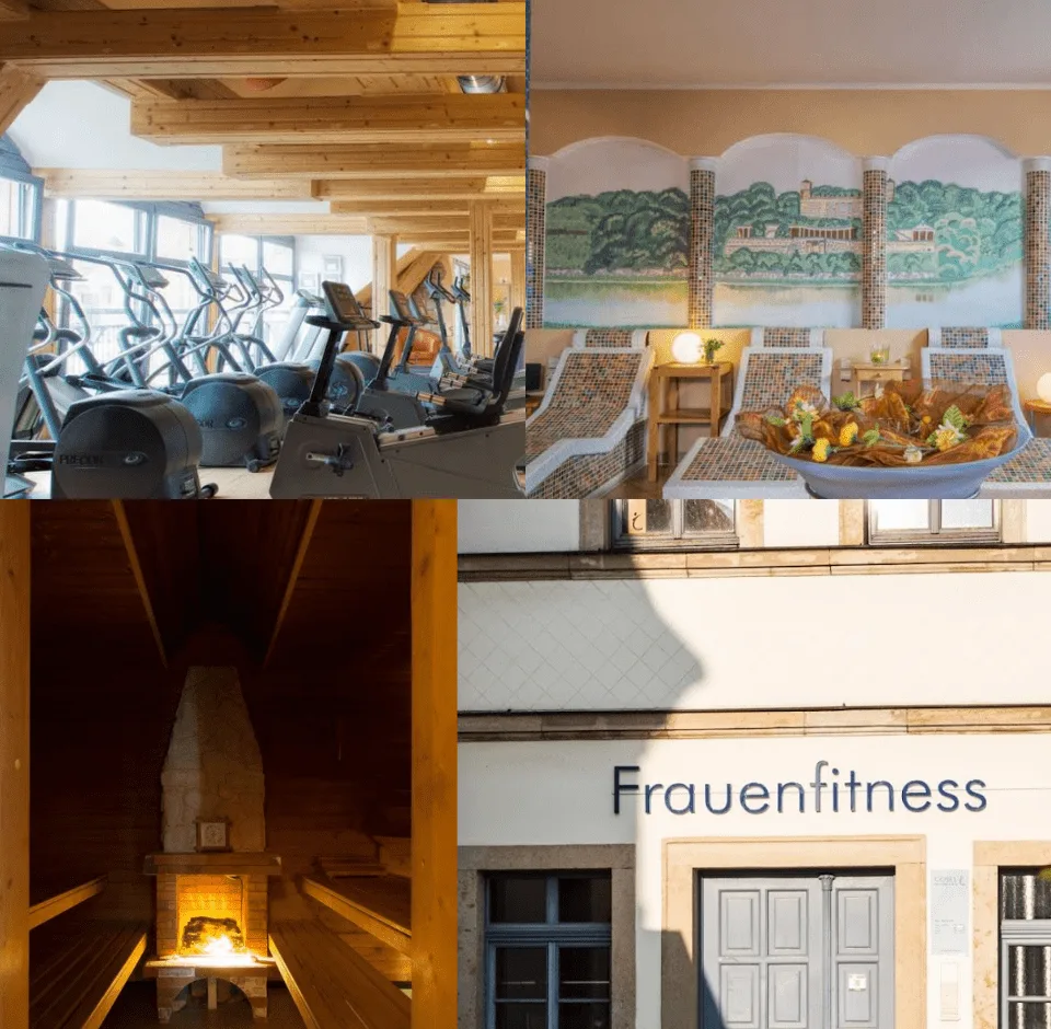 Trainingsbereich · Cosel Wellness & Fitness für die Frau