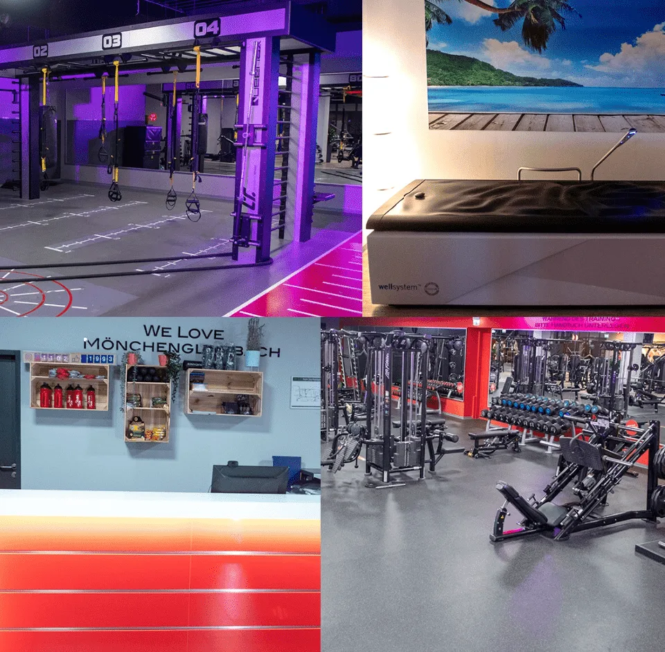 Trainingsbereich · Clever Fit Fitnessstudio Mönchengladbach-Wickrath