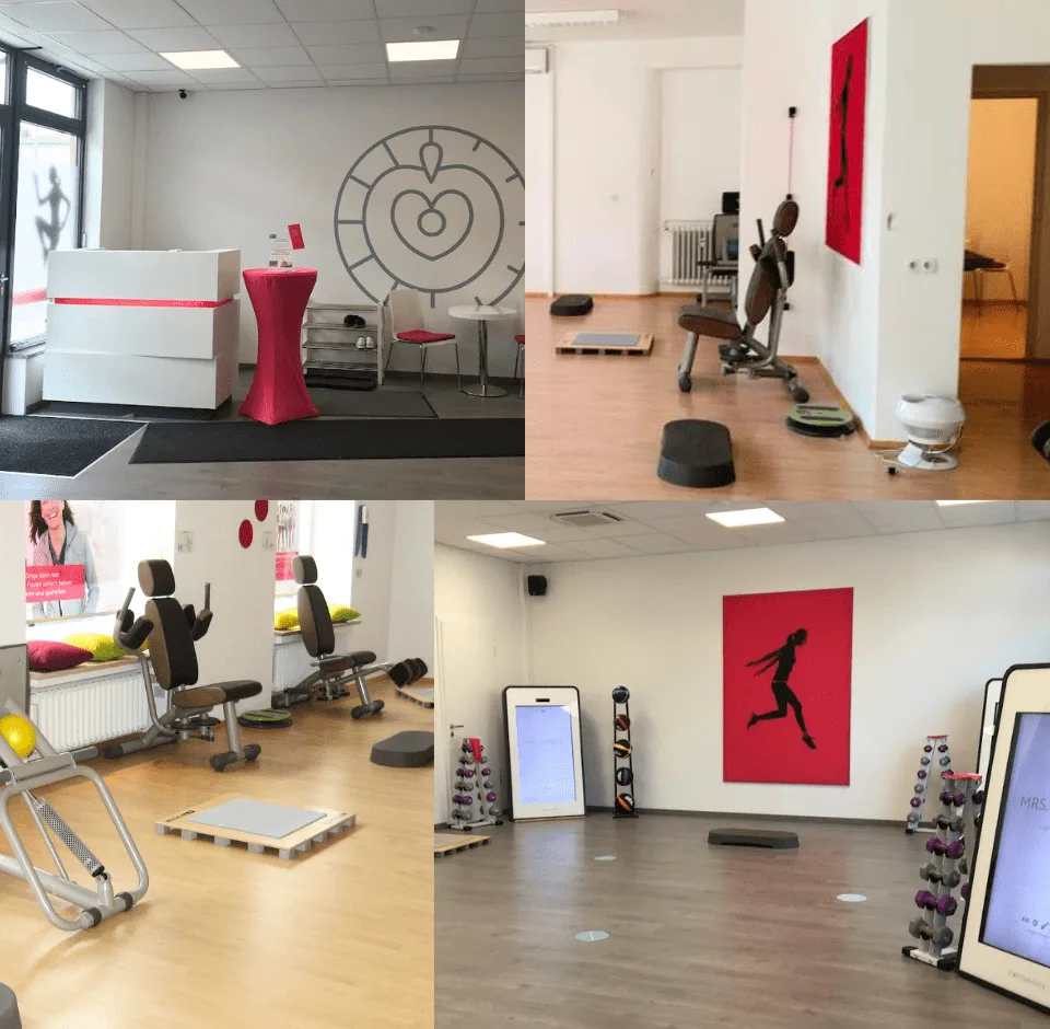 Trainingsbereich · Mrs.Sporty Frauen Fitnessstudio München-Moosach