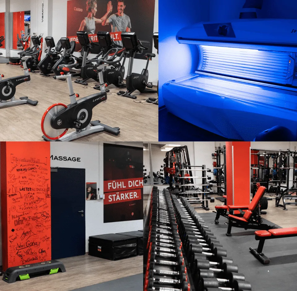 Trainingsbereich · Clever Fit Fitnessstudio Wien Neubau