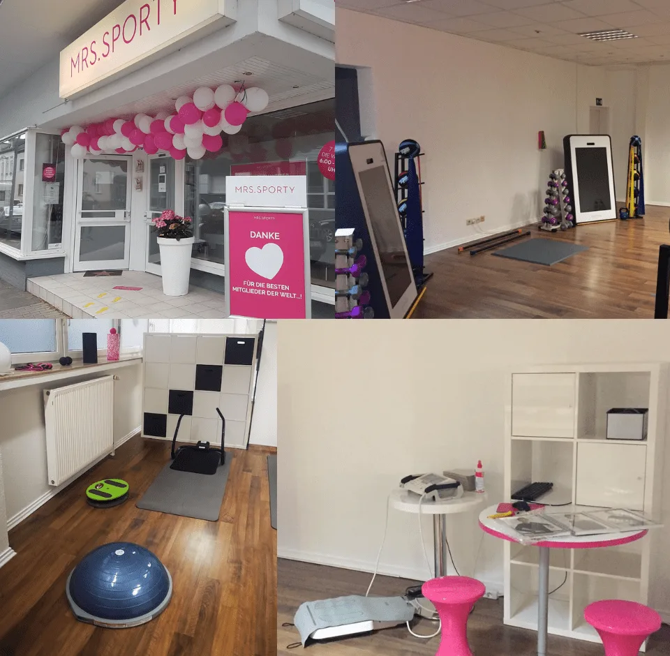 Trainingsbereich · Mrs.Sporty Frauen Fitnessstudio Dortmund-Hombruch