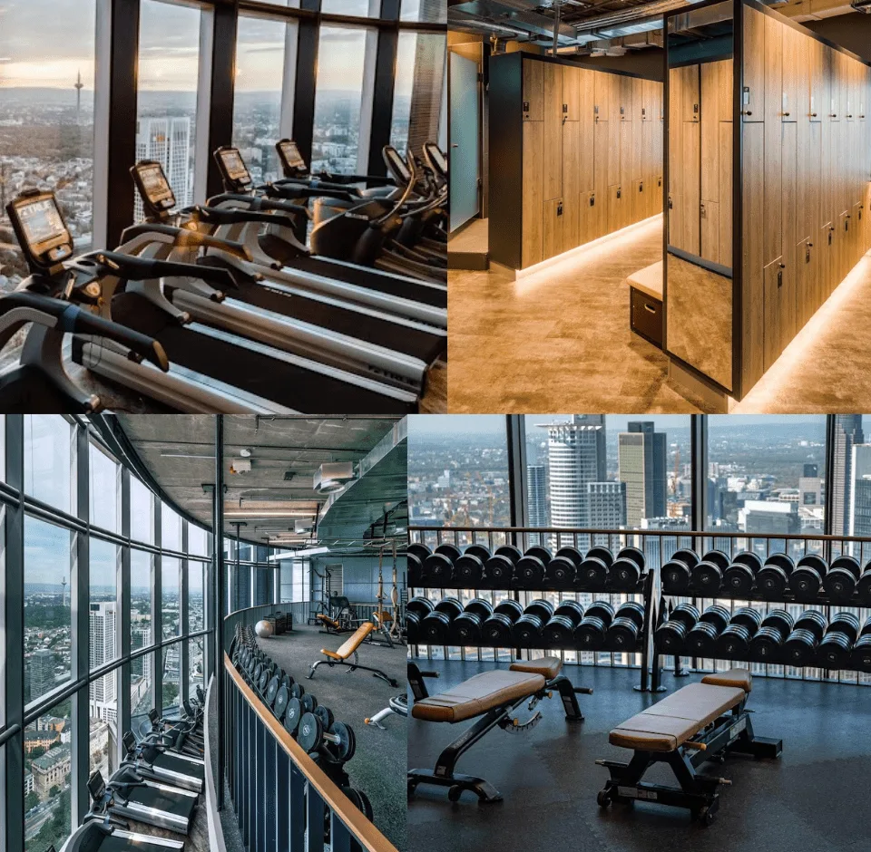 Trainingsbereich · PRIME TIME Fitness Frankfurt MAIN TOWER