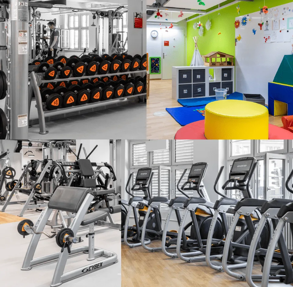 Trainingsbereich · ACTIV FITNESS St. Gallen Unterer Graben