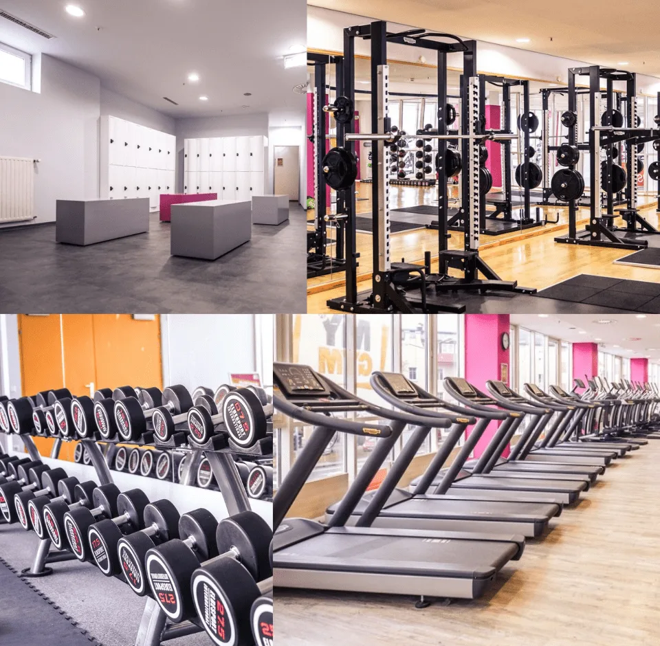 Trainingsbereich · MYGYM Fitnessstudio Salzburg ZIB