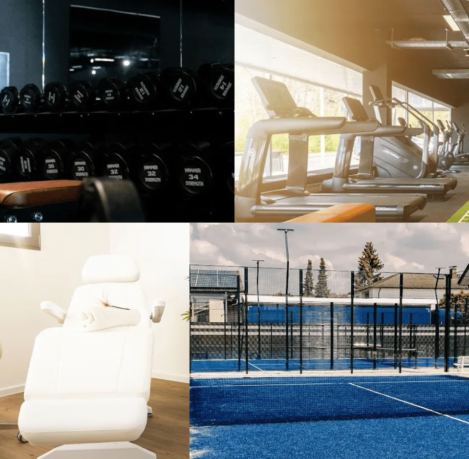 Trainingsbereich · Vitality Lounge