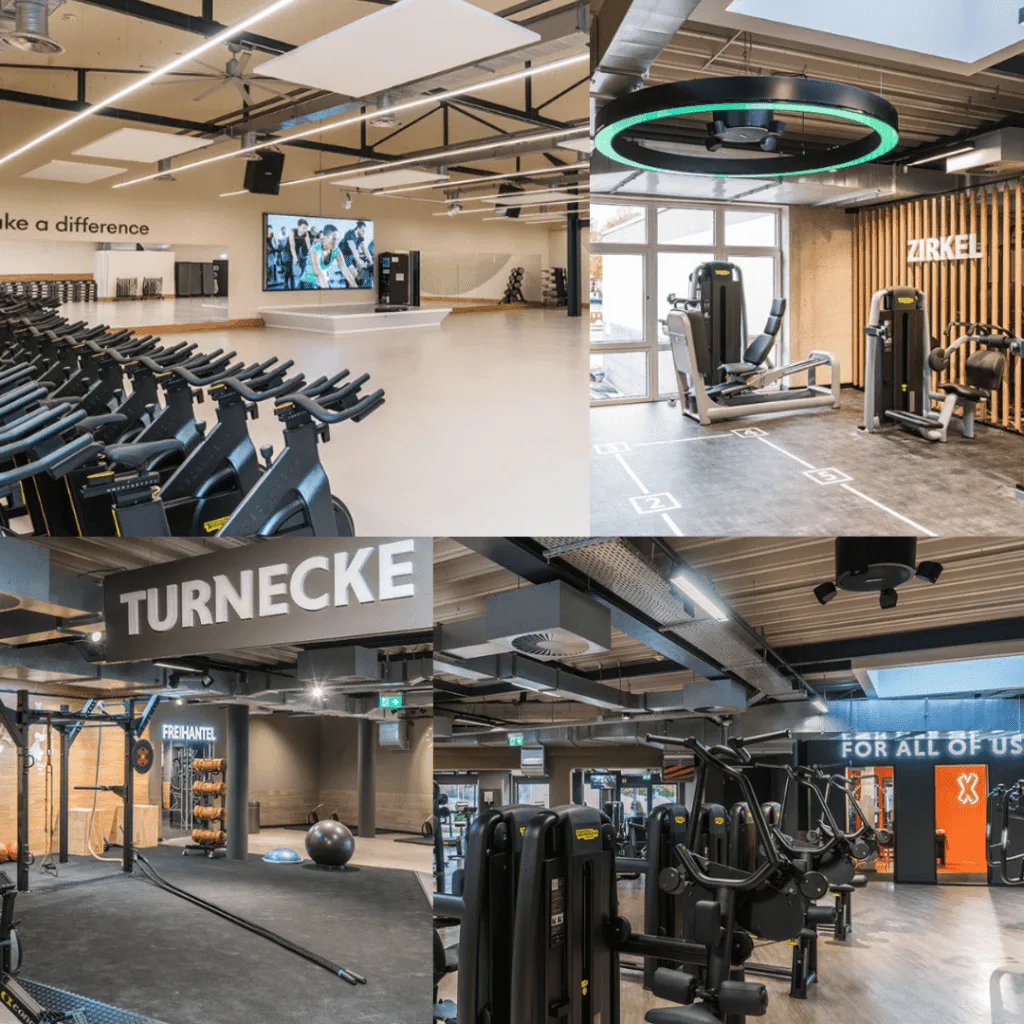 Trainingsbereich · FitX Fitnessstudio Europaplatz: Ausstattung, Rezensionen und Kosten