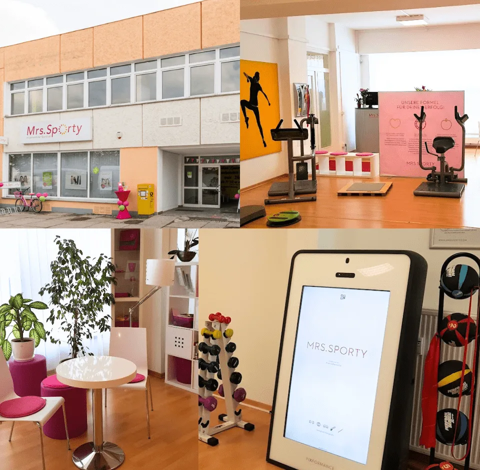 Trainingsbereich · Mrs.Sporty Frauen Fitnessstudio Halle-Gesundbrunnen