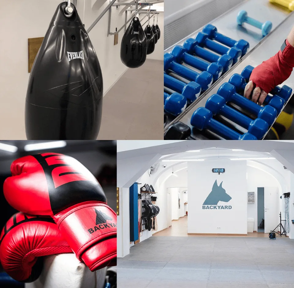 Trainingsbereich · Backyard Club Vienna Burggasse