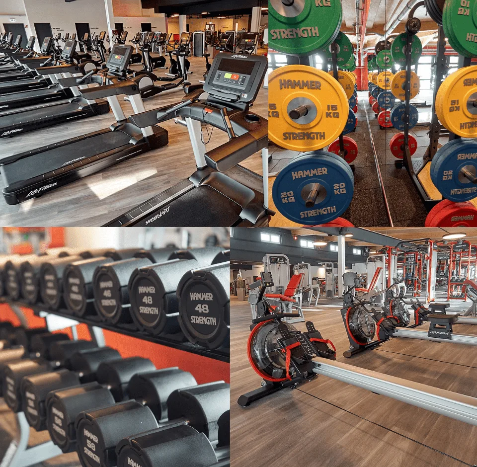 Trainingsbereich · Clever Fit Fitnessstudio Augsburg Hochzoll