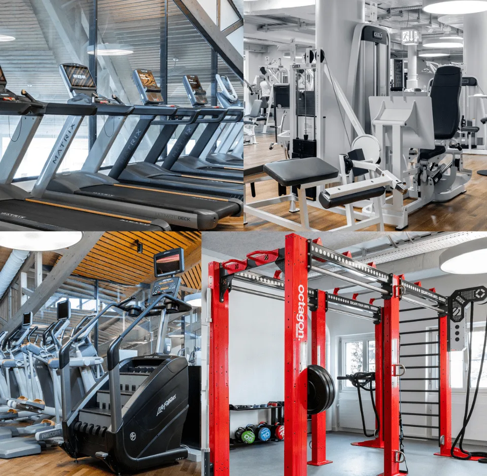 Trainingsbereich · ACTIV FITNESS Abtwil SG Säntispark