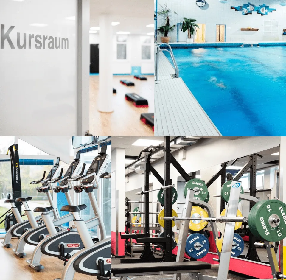 Trainingsbereich · Actic Fitness Im Badezentrum Ringallee Gießen