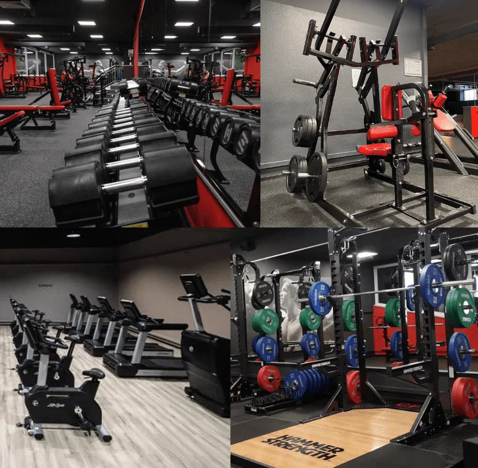 Trainingsbereich · Clever Fit Fitnessstudio Schweinfurt