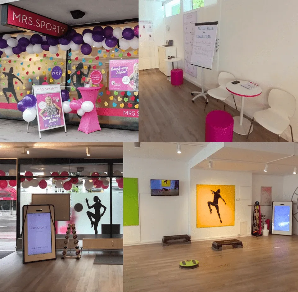 Trainingsbereich · Mrs.Sporty Frauen Fitnessstudio Salzburg-Riedenburg