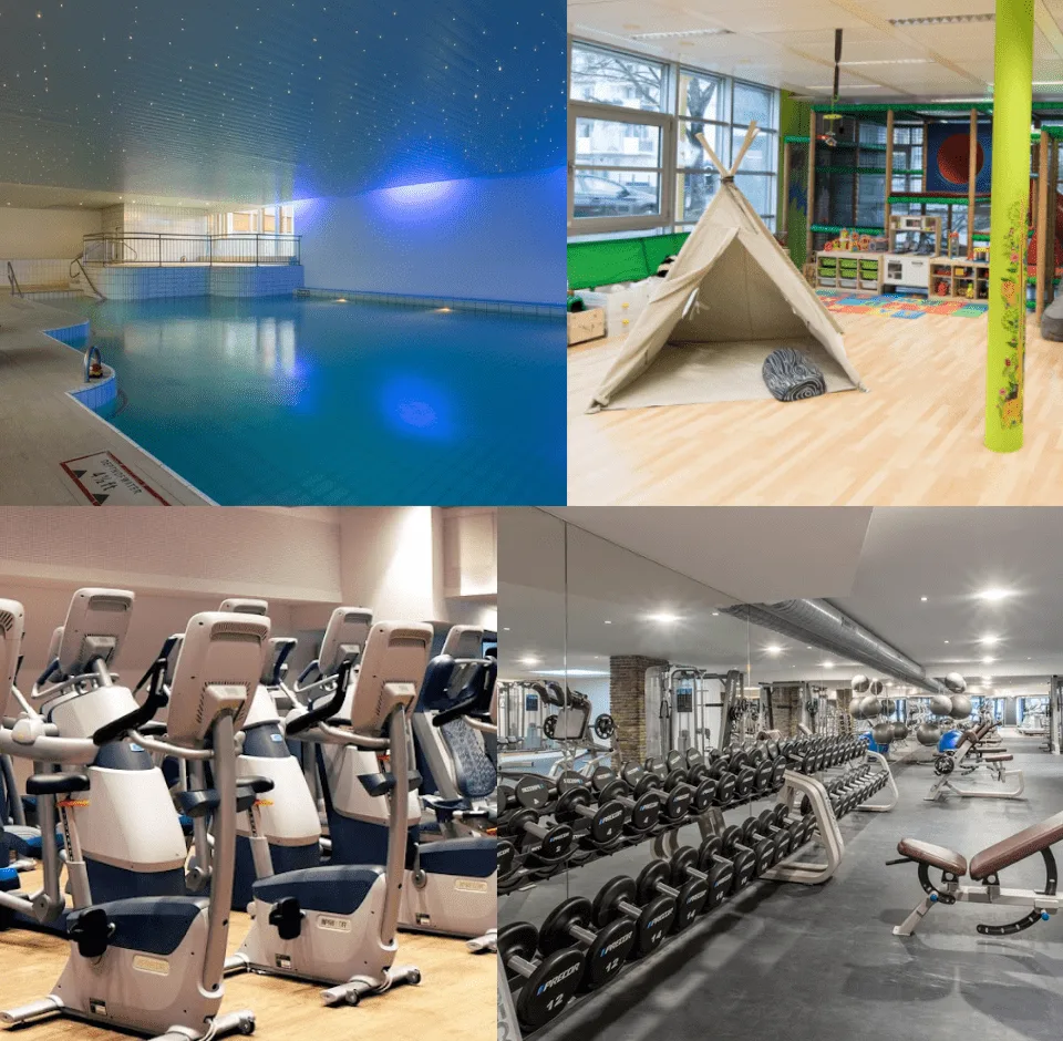Trainingsbereich · Holmes Place Zürich Crowne Plaza
