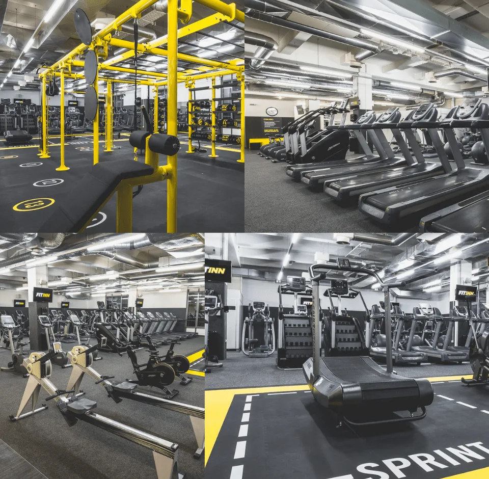 Trainingsbereich · FITINN Fitnessstudio Schönbrunner Str.