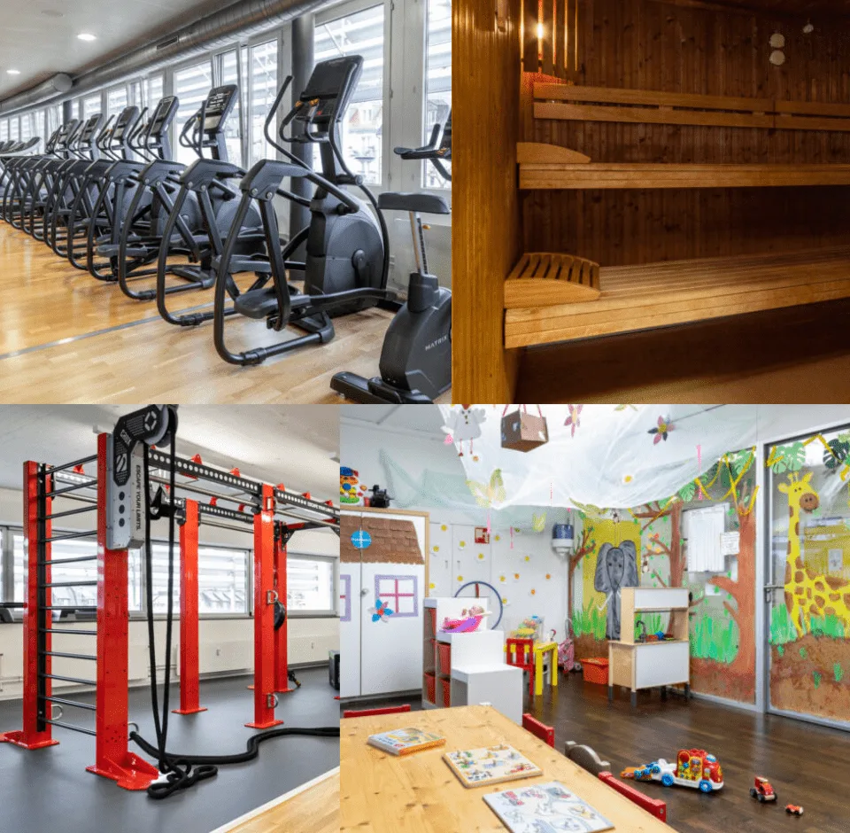 Trainingsbereich · ACTIV FITNESS Zürich Nordbrücke