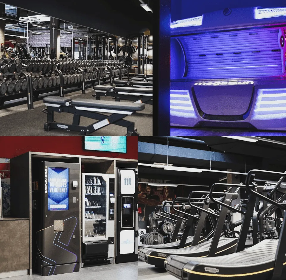 Trainingsbereich · Clever Fit Fitnessstudio Wien Floridsdorf