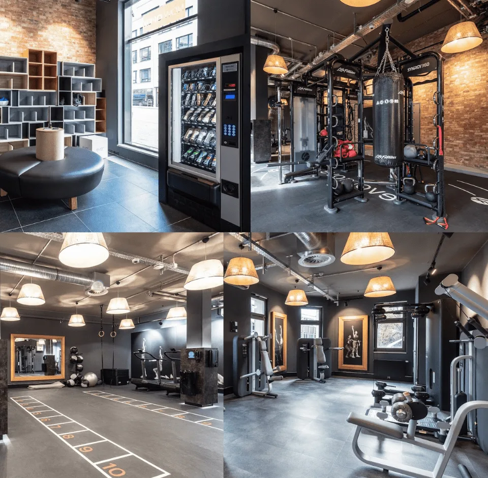 Training area · EVO Fitness Hamburg Blankenese